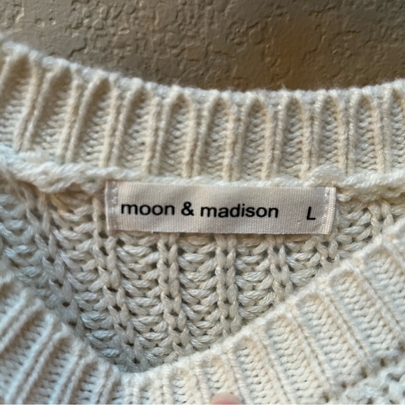 Moon & Madison Striped Knit Sweater - Picture 2 of 5